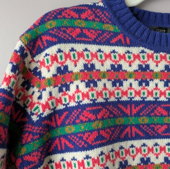 J. Crew Fair Isle Crewneck Sweater - Picture 3 of 12